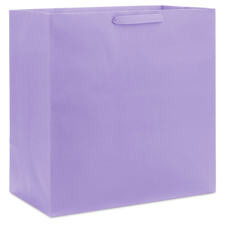 hallmark 15" Lavender Extra-Deep Gift Bag