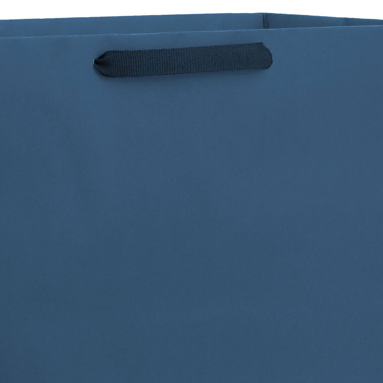 Hallmark 15" Navy Extra-Deep Gift Bag