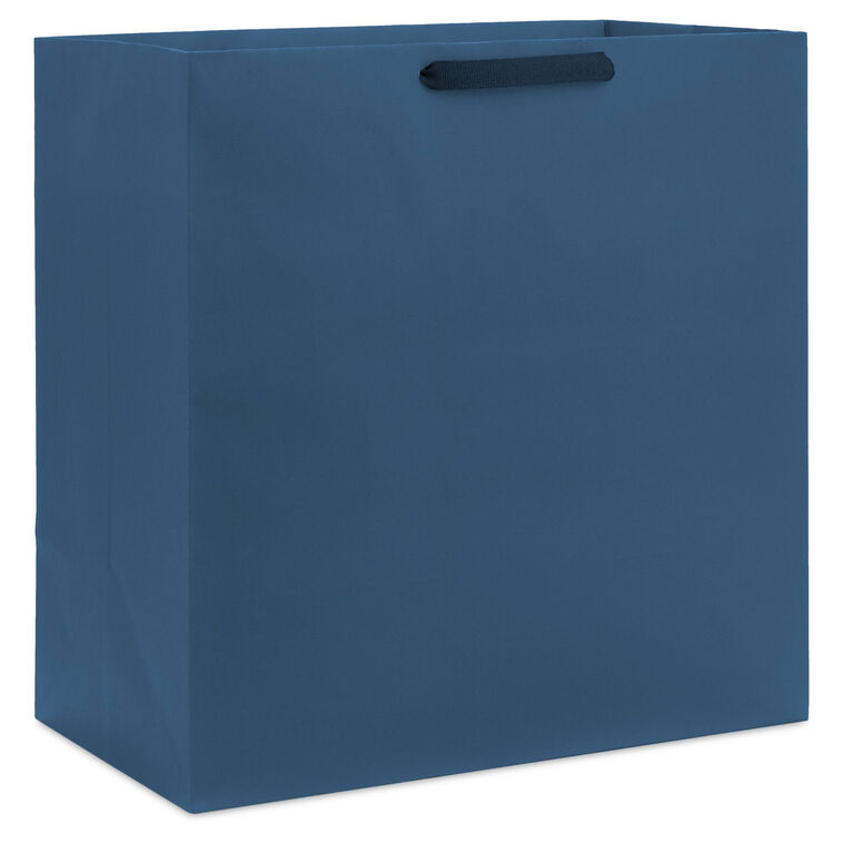 hallmark 15" Navy Extra-Deep Gift Bag