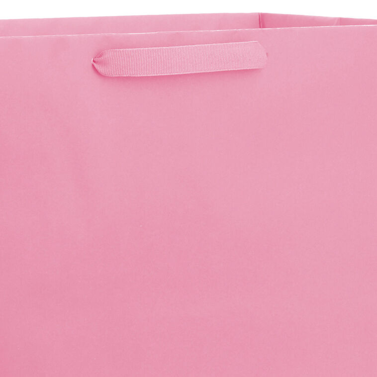 Hallmark 15" Pink Extra-Deep Gift Bag