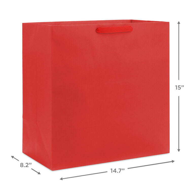 Hallmark 15" Red Extra-Deep Gift Bag