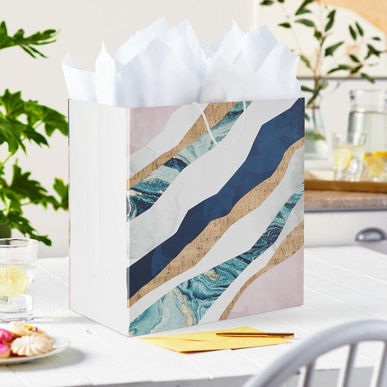 Hallmark 15" Textured Elegance Extra-Deep Gift Bag