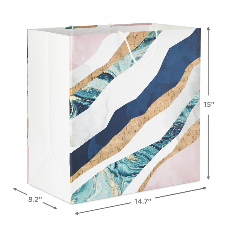 Hallmark 15" Textured Elegance Extra-Deep Gift Bag