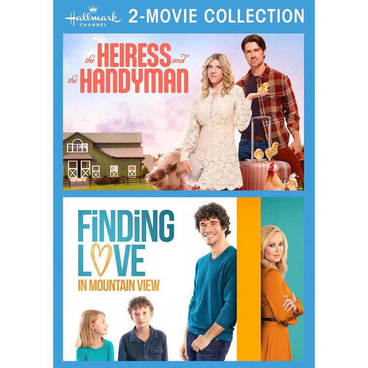 hallmark Hallmark 2-Movie DVD: The Heiress and the Handyman Finding Love in Mountain View