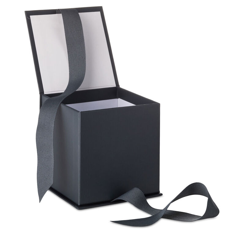 Hallmark 4.2" Solid Gray Small Square Gift Box