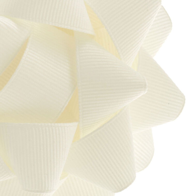 Hallmark 4.6" Cream Grosgrain Ribbon Gift Bow