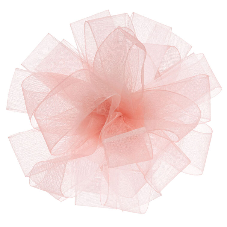 hallmark 4.6" Light Pink Sheer Ribbon Gift Bow