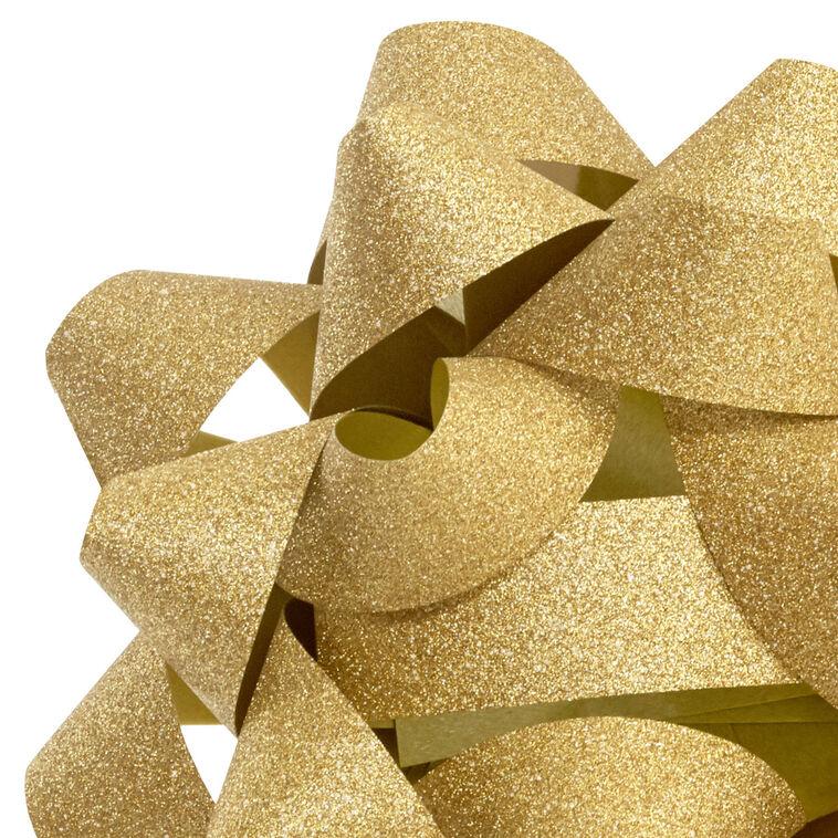 Hallmark 4.6" Sparkling Gold Gift Bow