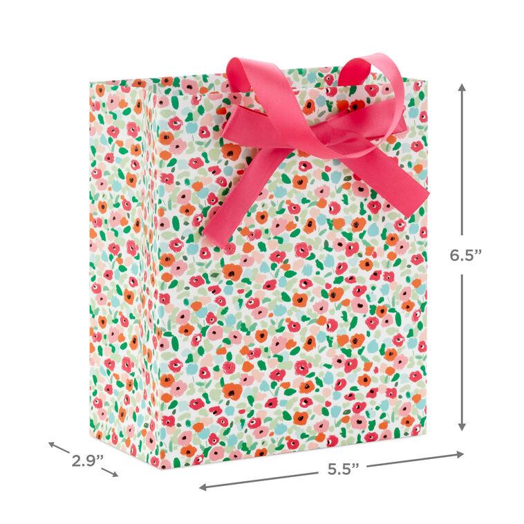 Hallmark 6.5" Bright Floral Small Gift Bag