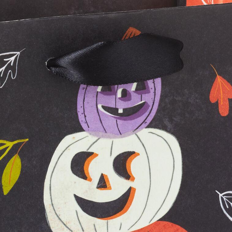 Hallmark 6.5" Pumpkin Trio Small Halloween Gift Bag
