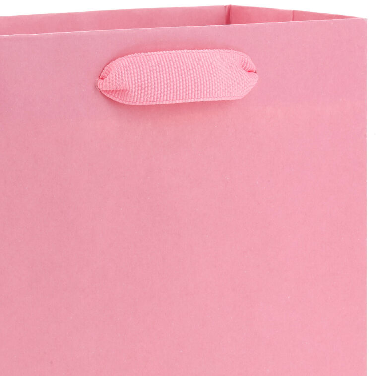 Hallmark 6.5" Solid Pink Small Gift Bag