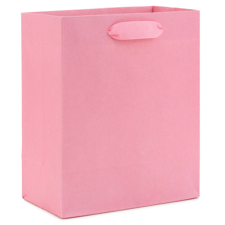 hallmark 6.5" Solid Pink Small Gift Bag