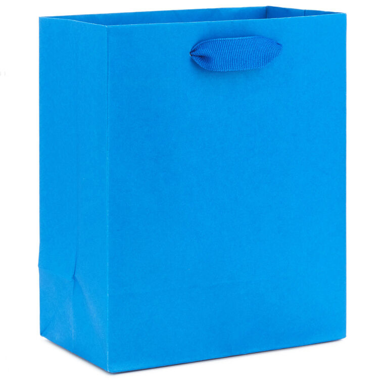 hallmark 6.5" Solid Royal Blue Small Gift Bag