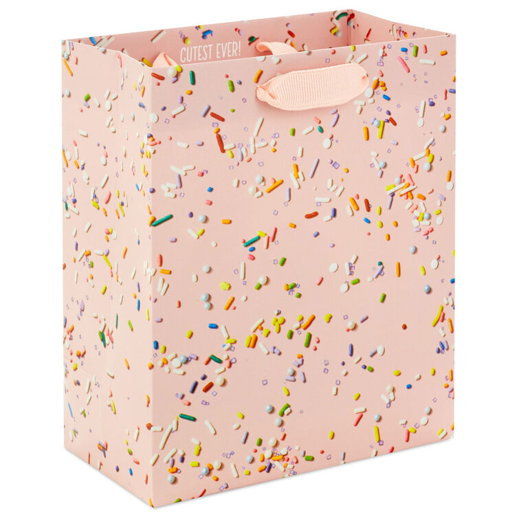 hallmark 6.5" Sprinkles on Pink Small Gift Bag