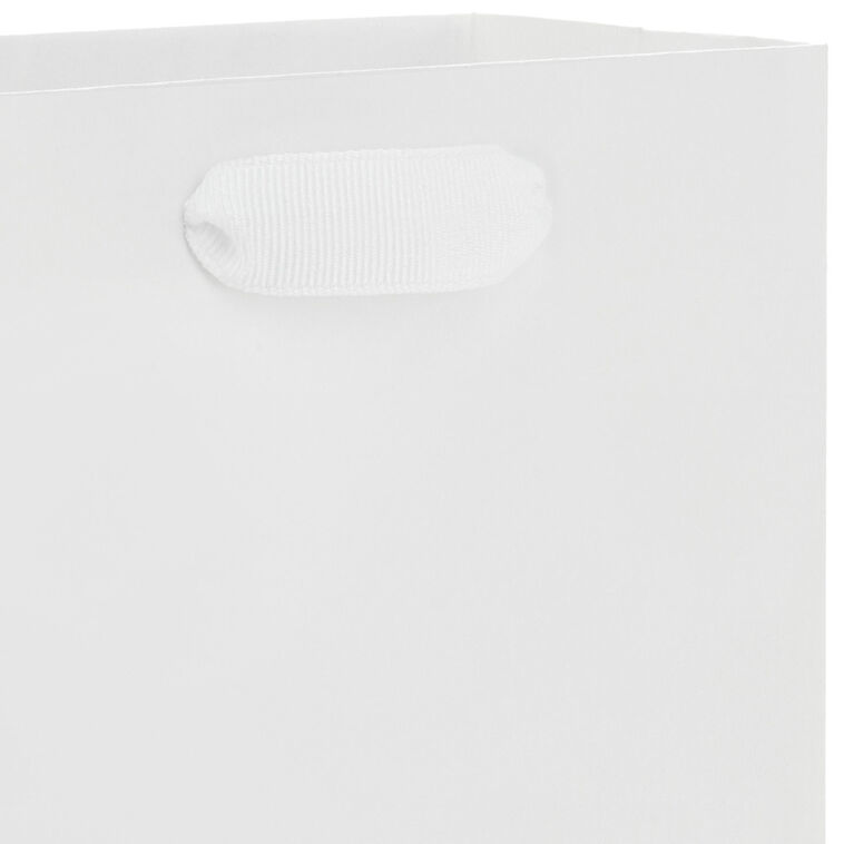 Hallmark 6.5" White Small Gift Bag