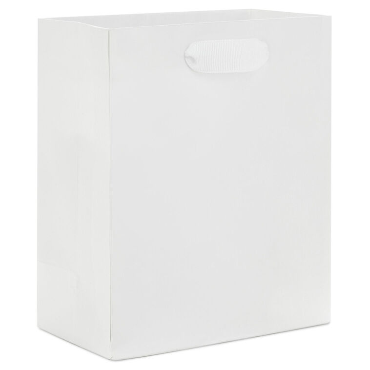 hallmark 6.5" White Small Gift Bag