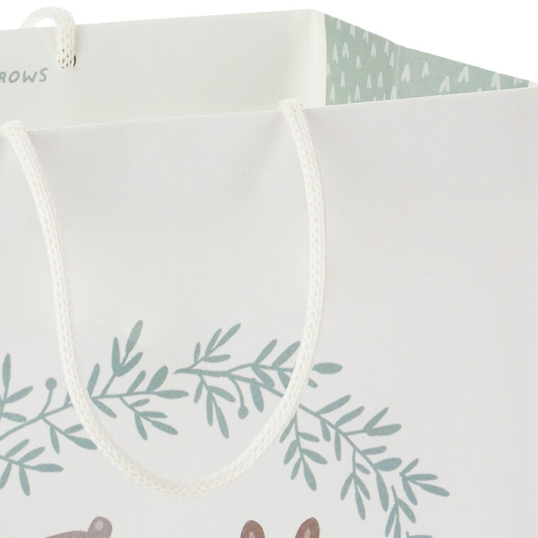 Hallmark 9.6" Bear And Bunny Medium Gift Bag