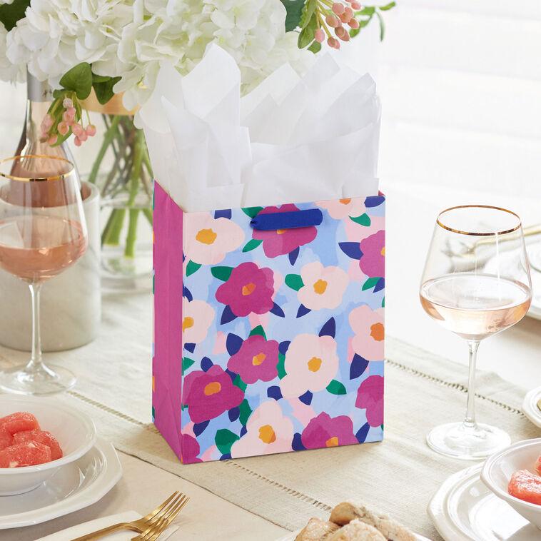 Hallmark 9.6" Bold Floral Print Medium Gift Bag