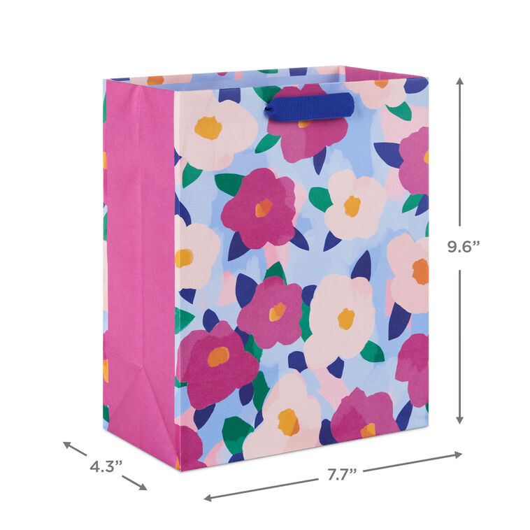 Hallmark 9.6" Bold Floral Print Medium Gift Bag