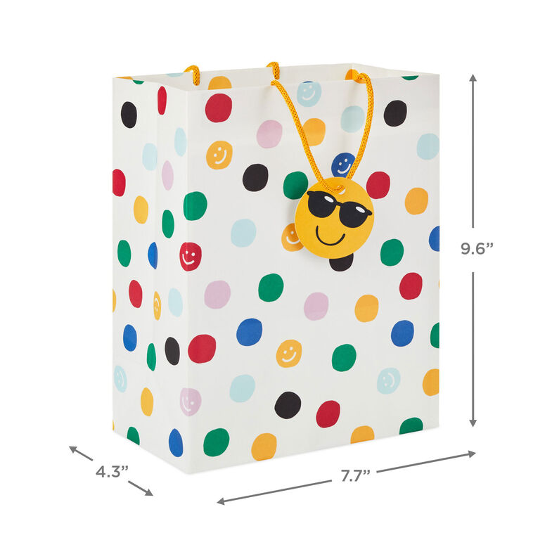 Hallmark 9.6" Happy Polka Dots Medium Gift Bag
