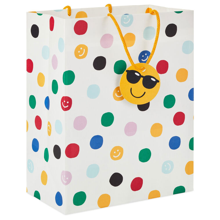 hallmark 9.6" Happy Polka Dots Medium Gift Bag