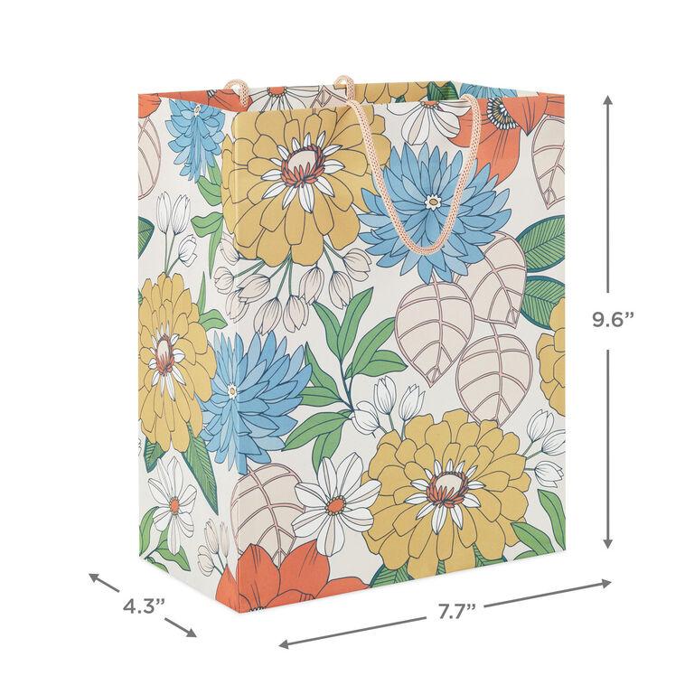 Hallmark 9.6" Mod Blossoms Medium Gift Bag