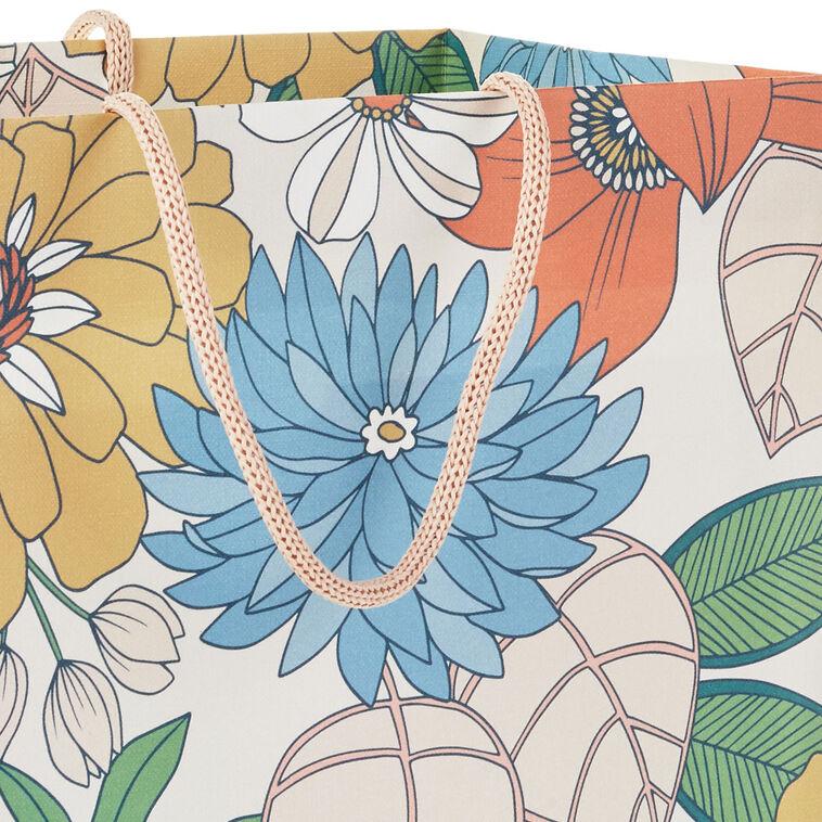 Hallmark 9.6" Mod Blossoms Medium Gift Bag