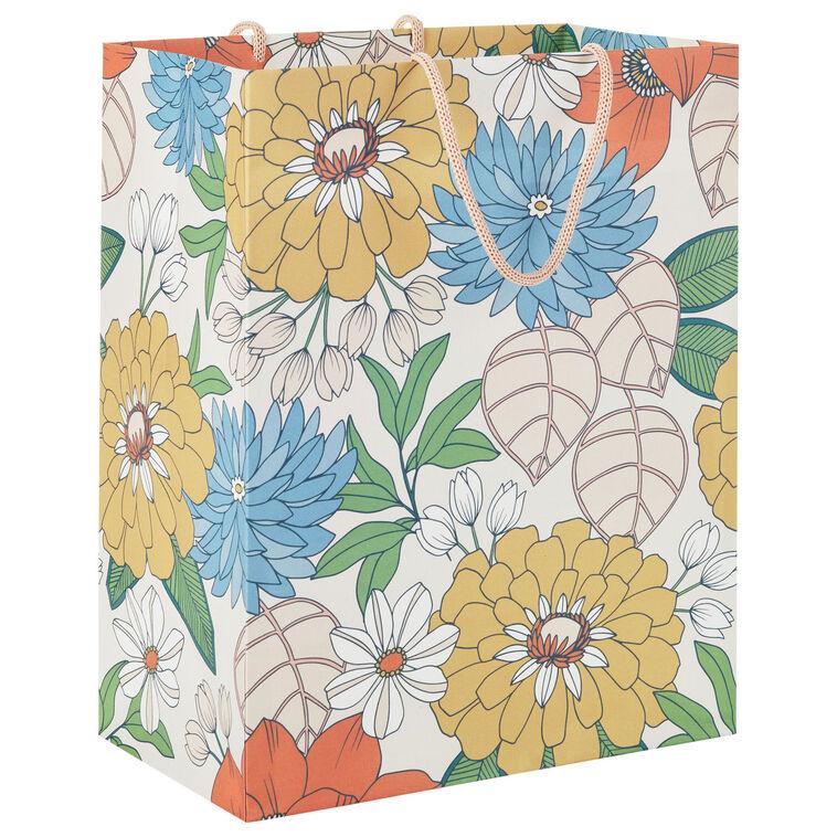 hallmark 9.6" Mod Blossoms Medium Gift Bag