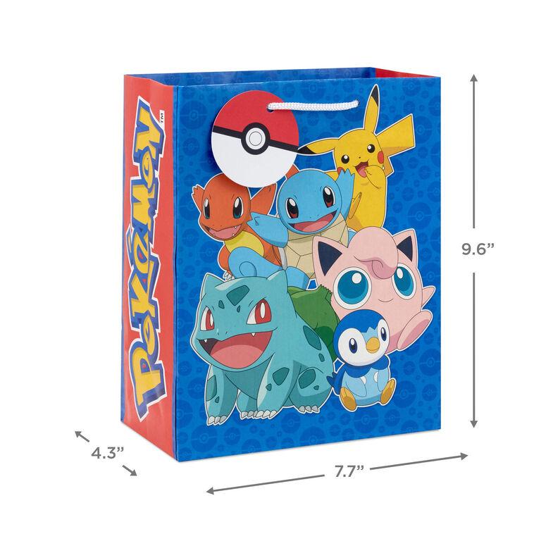 Hallmark 9.6" Pokémon On Blue Medium Gift Bag
