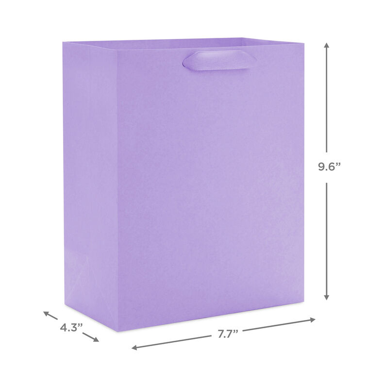 Hallmark 9.6" Solid Lavender Medium Gift Bag