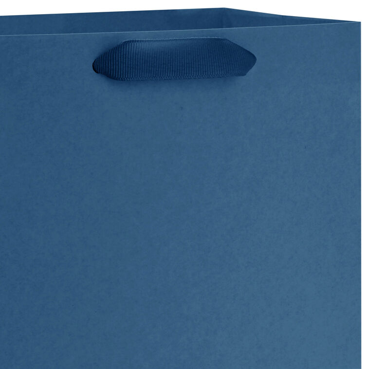 Hallmark 9.6" Solid Navy Blue Medium Gift Bag