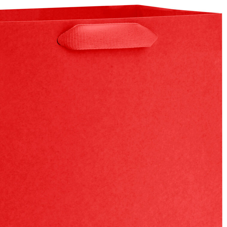 Hallmark 9.6" Solid Red Medium Gift Bag