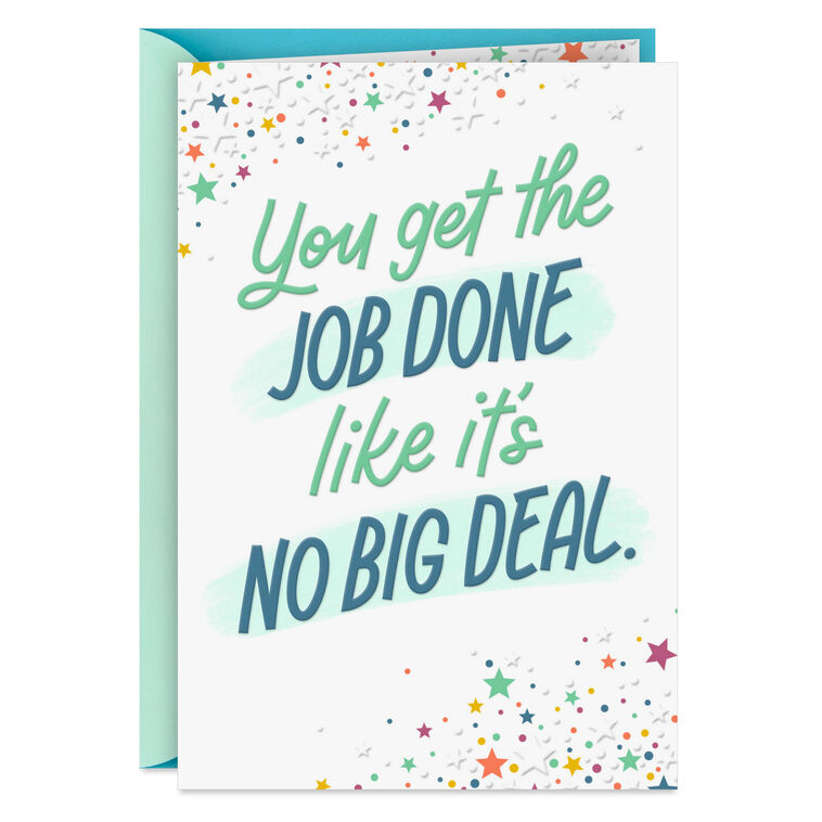 hallmark A Big Deal Thank-You Card