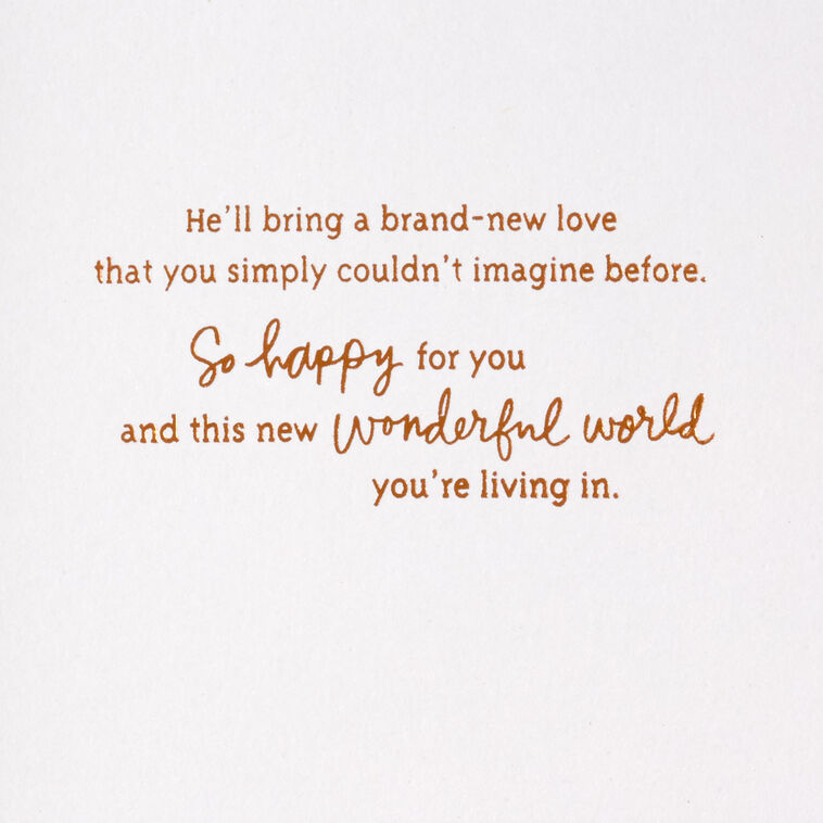 Hallmark A Brand-New Love New Baby Boy Card