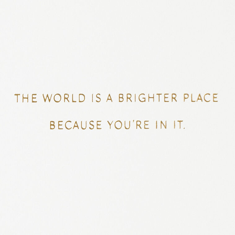 Hallmark A Brighter Place Birthday Card