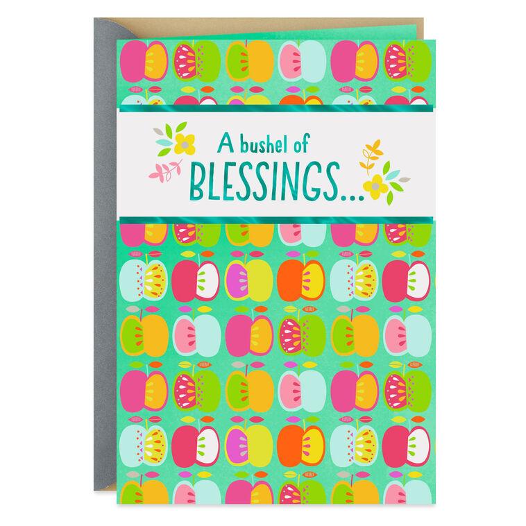 hallmark A Bushel of Blessings Rosh Hashanah Card