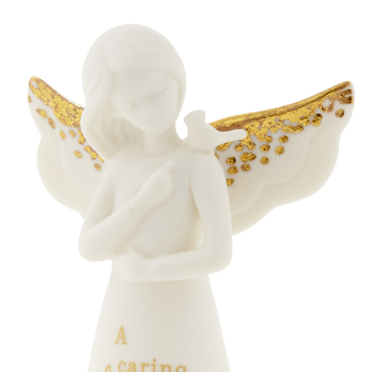 Hallmark A Caring Heart Mini Angel Figurine 3.8"