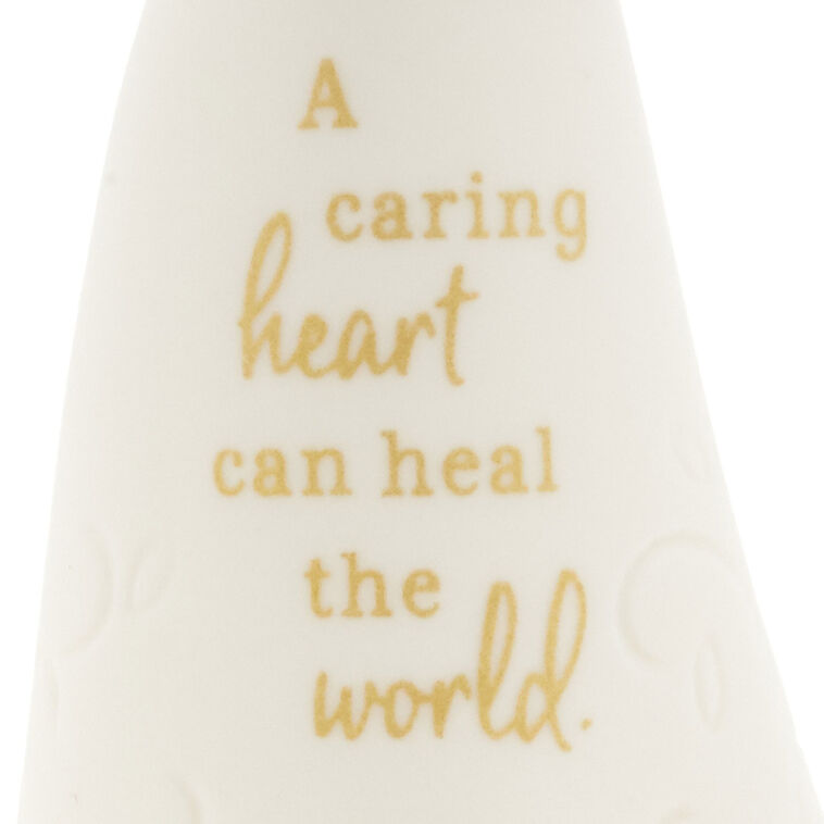 Hallmark A Caring Heart Mini Angel Figurine 3.8"