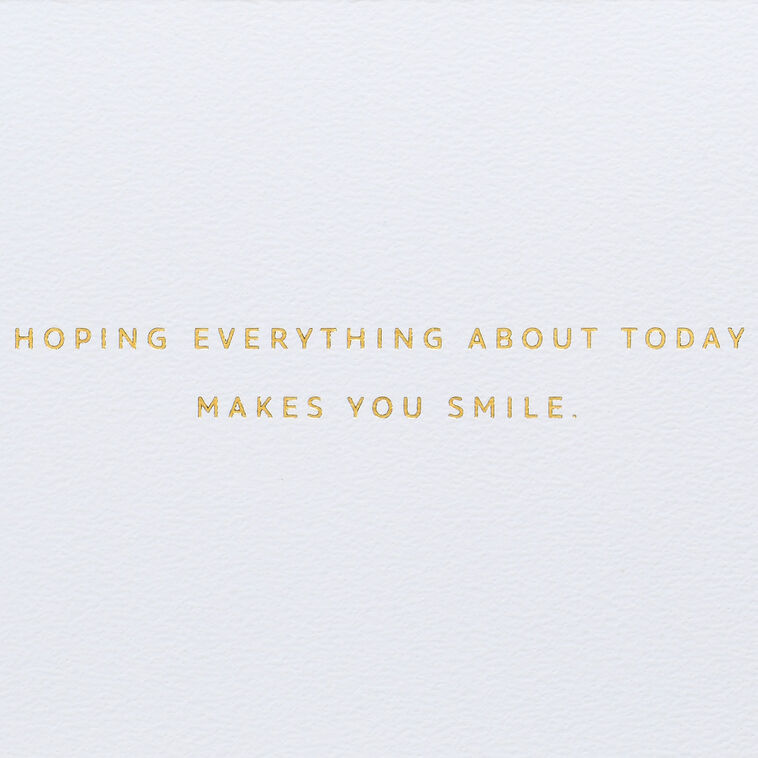 Hallmark A Day Of Smiles Celebration Card