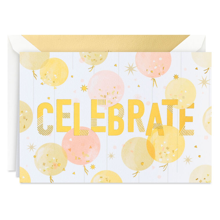 hallmark A Day of Smiles Celebration Card