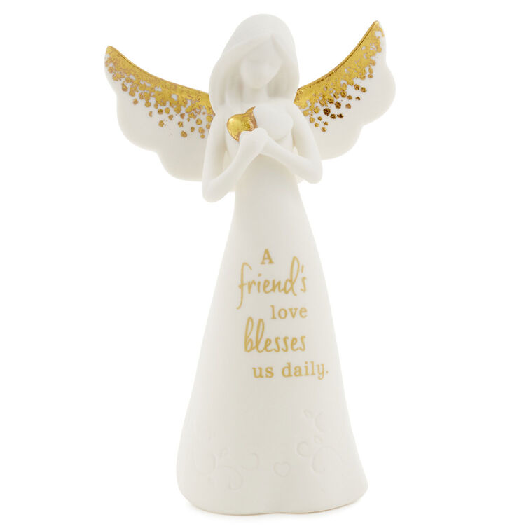 hallmark A Friend's Love Angel Figurine 6"