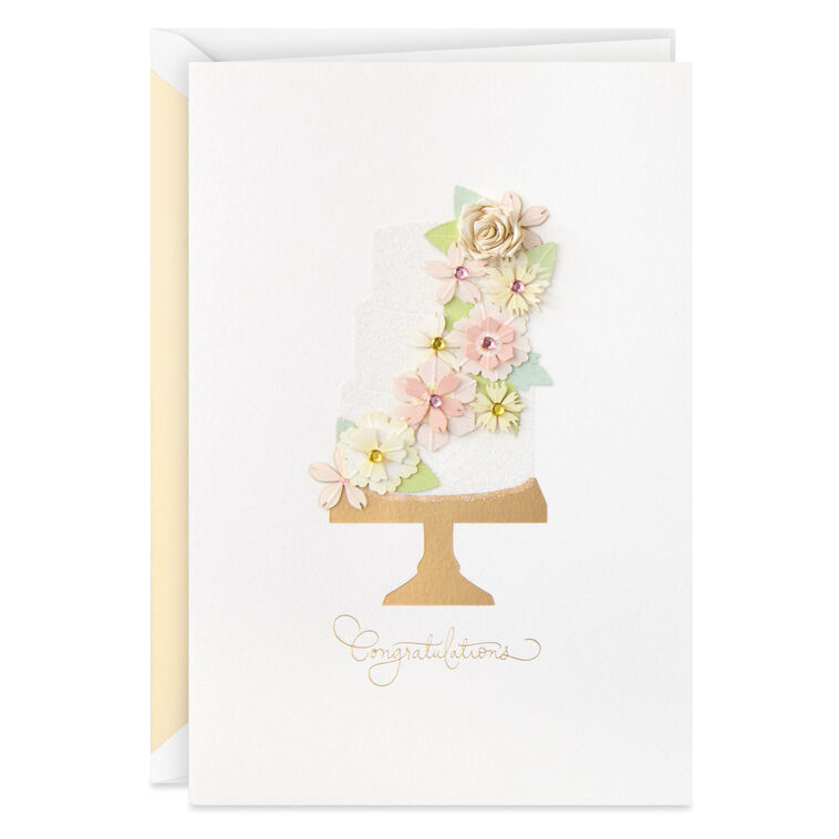 hallmark A Lifetime of Happiness Wedding Card
