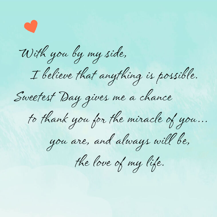 Hallmark A Love Like Ours Sweetest Day Card