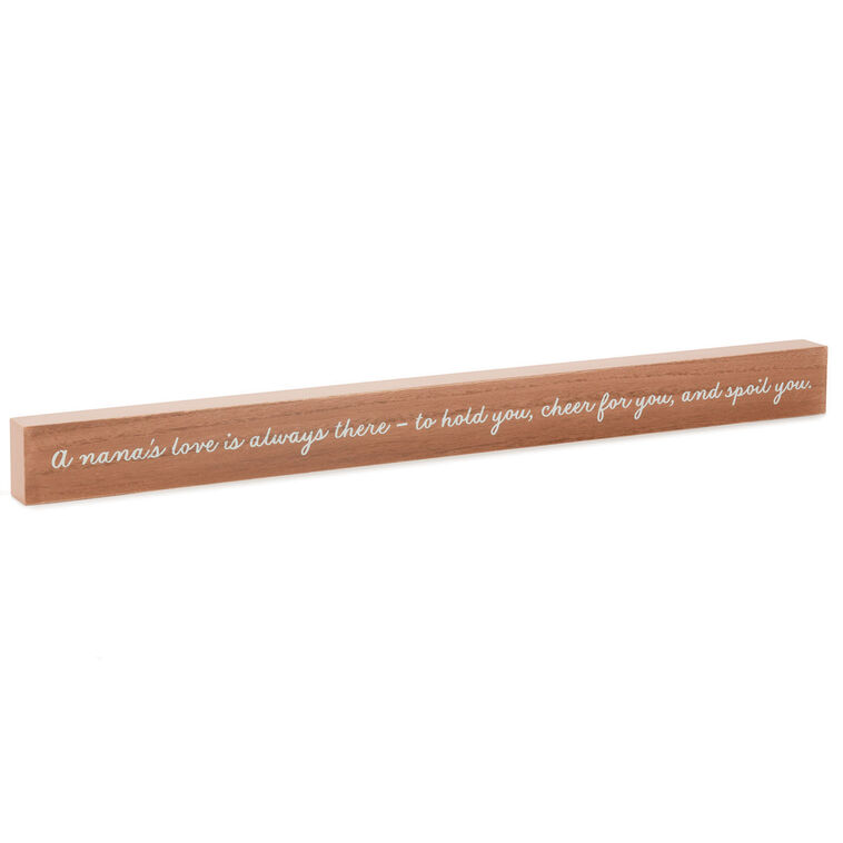 hallmark A Nana's Love Wood Quote Sign 23.5x2