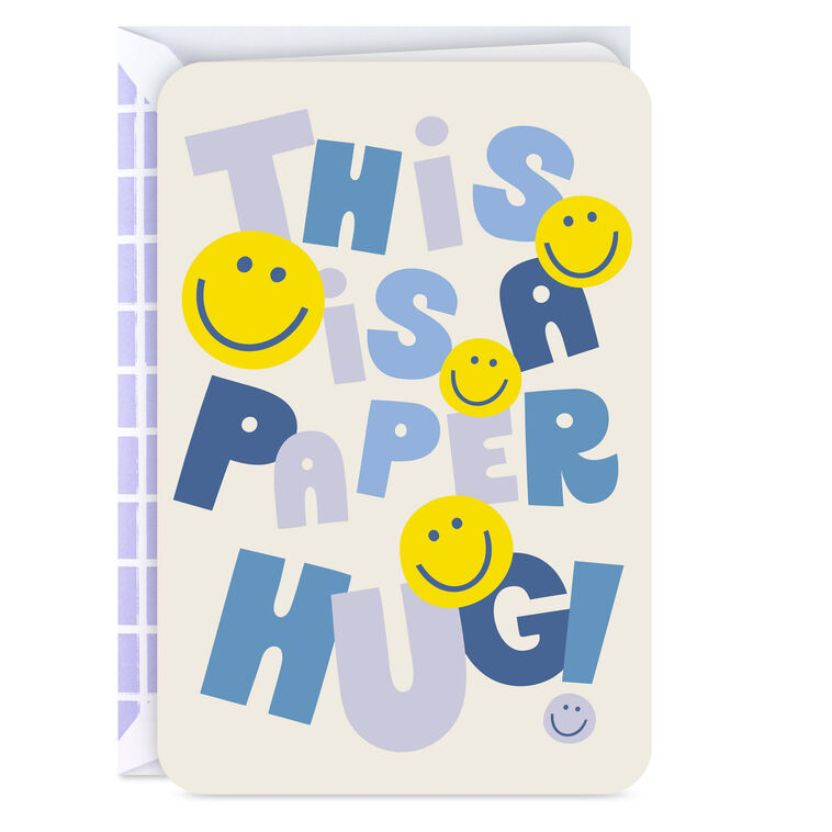 hallmark A Paper Hug for You Encouragement Card
