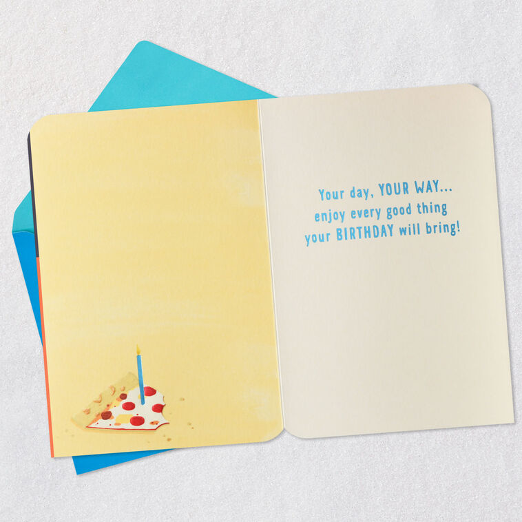 Hallmark A Pizza Cake 16th Birthday Card