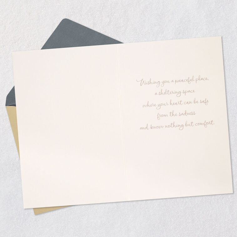 Hallmark A Sheltering Space Sympathy Card