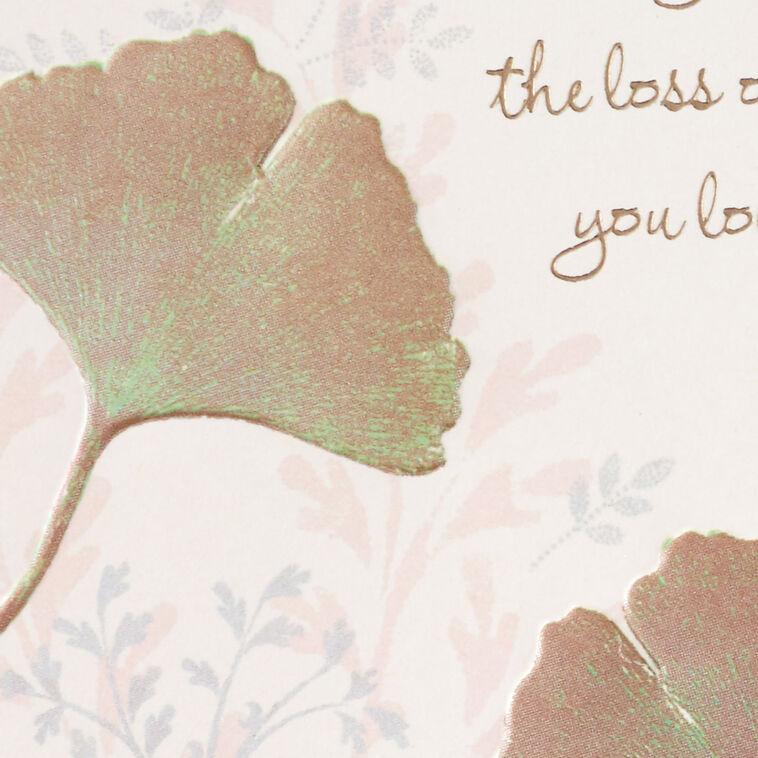 Hallmark A Sheltering Space Sympathy Card