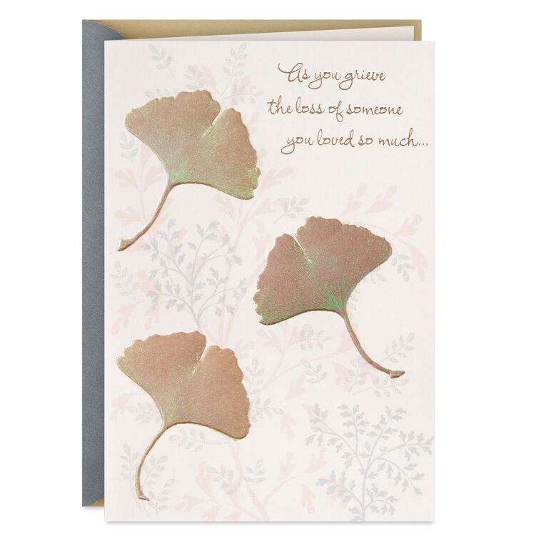 hallmark A Sheltering Space Sympathy Card