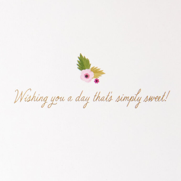 Hallmark A Simply Sweet Day Birthday Card